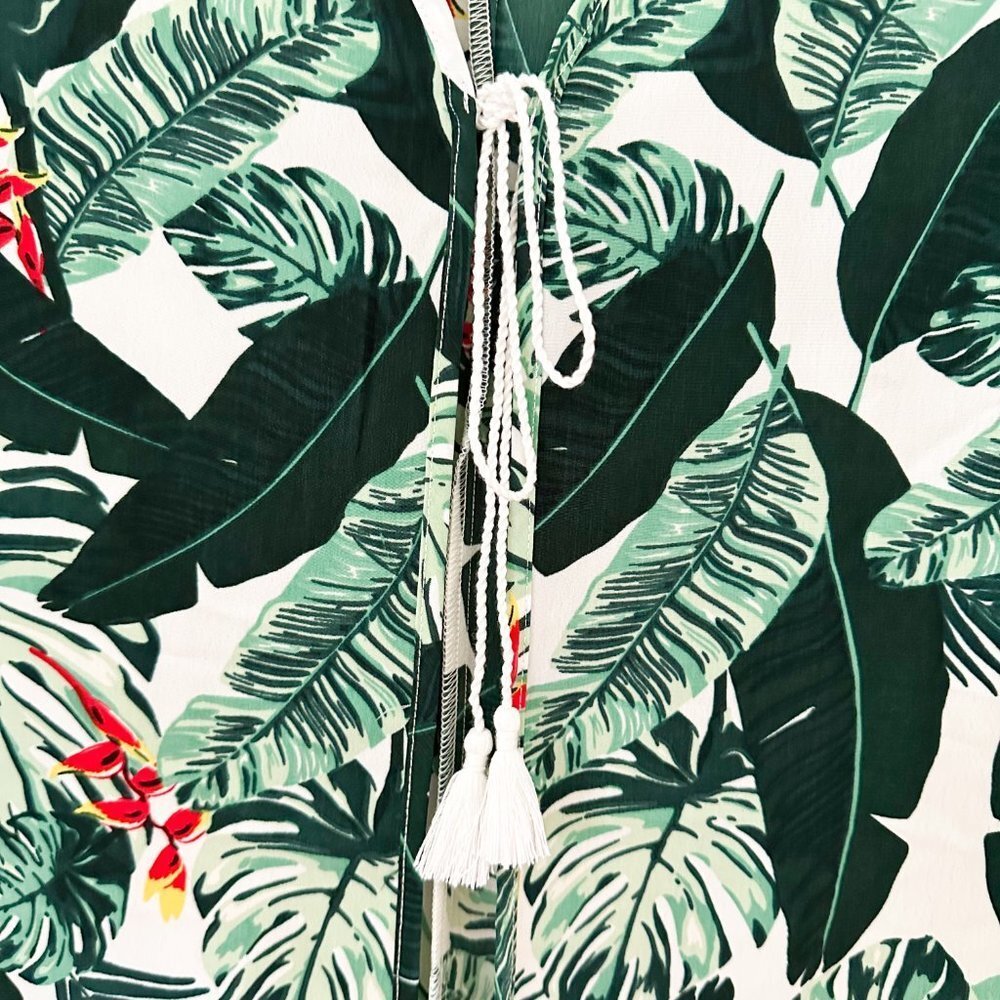 NWT RACHEL ZOE Palm Print Kimono Duster - OS - Picture 4 of 5